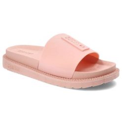 Różowe Klapki Big Star Modne Buty Na Lato. Czerwone klapki damskie Big Star, bez wzorów, retro, bez obcasa. Za 99.99 zł.