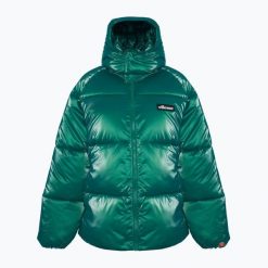 Kurtka ocieplana damska Ellesse Lenzer Padded. Zielone kurtki damskie Ellesse, bez wzorów, bez kaptura. Za 359.99 zł.