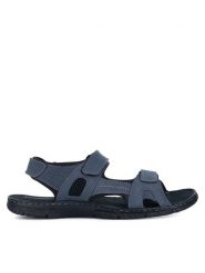 Lasocki Sandały KODIAQ-01 MI18 Granatowy. Niebieskie sandały męskie Lasocki, ze skóry, bez zapięcia. Za 159.99 zł.