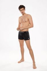 Bokserki sportowe męskie Rough Radical Comfort. Czarne bielizna termoaktywna męska ROUGH RADICAL, l, bez wzorów, z elastanu. Za 39.00 zł.