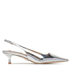 Czółenka Steve Madden. Szare czółenka damskie Steve Madden, bez wzorów, bez obcasa, bez zapięcia. Za 289.99 zł.
