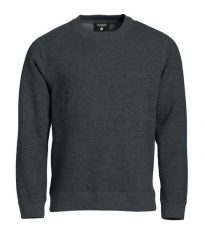 Clique Classic Roundneck bluza z okrągłym dekoltem unisex, kieszeń na zamek,. Szare bluzy męskie CLIQUE, s, bez wzorów, z bawełny, bez kaptura. Za 190.50 zł.