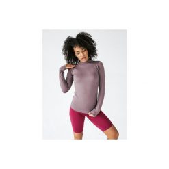 Longsleeve bezszwowy klasyczny Mauve. Fioletowe obuwie sportowe damskie Gym Hero, bez wzorów, na fitness i siłownię. Za 183.70 zł.