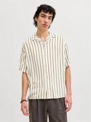 Jack & Jones Koszula Jeff 12288853 Beżowy Relaxed Fit. Brązowe koszule męskie Jack & Jones, m, bez wzorów, z wiskozy, bez kołnierzyka, bez ramiączek. Za 119.99 zł.