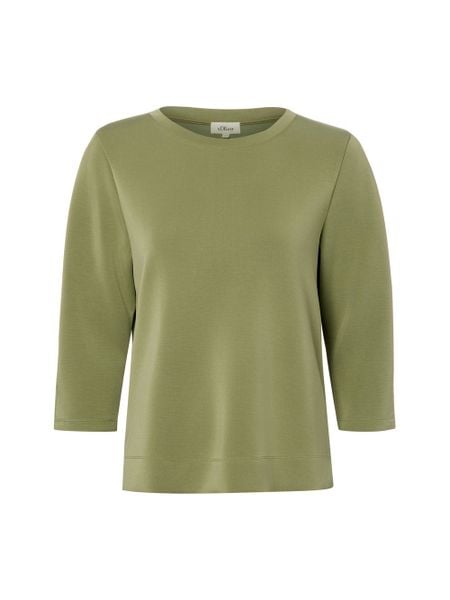 S.Oliver Bluza Kobiety zielony, 36. Zielone bluzy damskie S.Oliver, s, bez wzorów, z włókna, bez kaptura. Za 179.95 zł.