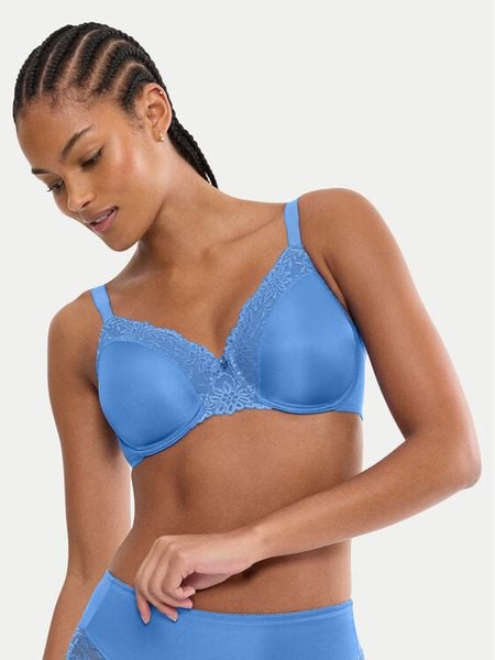 Triumph Biustonosz z fiszbiną Ladyform Soft 10224866 Niebieski. Niebieskie biustonosze Triumph, bez wzorów, z syntetyku. Za 143.99 zł.