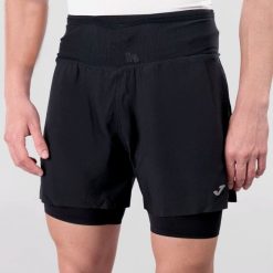 Joma Spodenki Iconic Trail 2in1 (104482.100). Krótkie spodenki sportowe męskie Joma, m, bez wzorów. Za 127.03 zł.