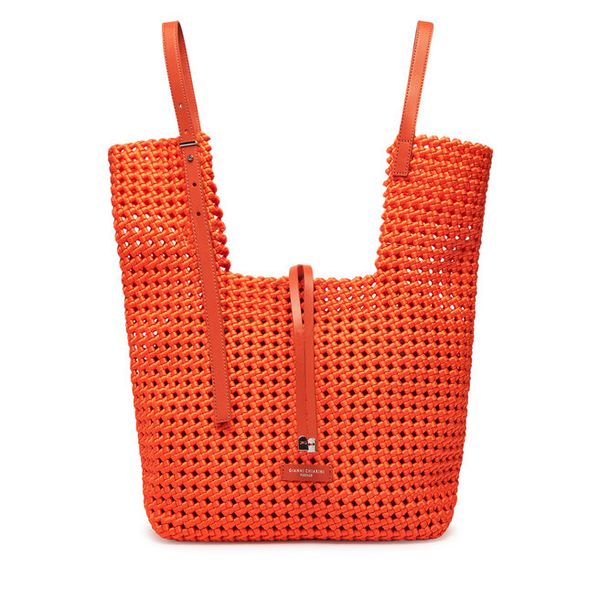 Torebka Gianni Chiarini. Pomarańczowe torebki do ręki damskie Gianni Chiarini, bez wzorów, klasyczne, bez dodatków. Za 579.99 zł.