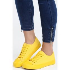 Żółte Trampki Follow Your Voice. Trampki i tenisówki damskie marki bonprix. Za 59.99 zł.