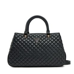 Torebka Guess. Czarne torebki do ręki damskie Guess, z aplikacjami, klasyczne, bez dodatków. Za 399.99 zł.