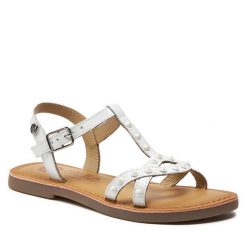 Sandały Gioseppo. Białe sandały dziewczęce Gioseppo, bez zapięcia. Za 229.99 zł.