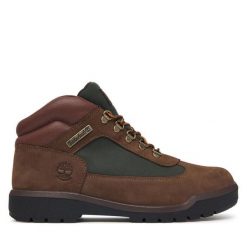Trzewiki Timberland. Brązowe botki męskie Timberland, bez wzorów, bez zapięcia. Za 779.99 zł.