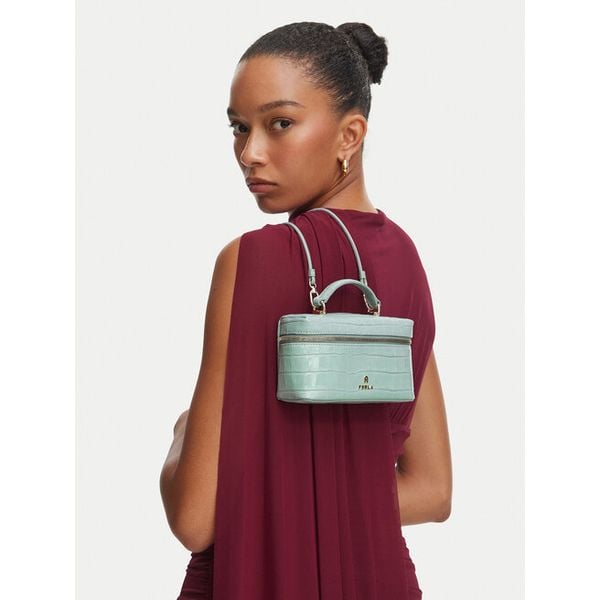 Torebka Furla. Niebieskie torebki do ręki damskie Furla, bez wzorów, bez dodatków. Za 1,039.00 zł.