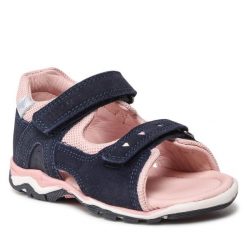 Sandały Lasocki Kids. Niebieskie sandały dziewczęce Lasocki Kids, bez zapięcia. Za 99.99 zł.