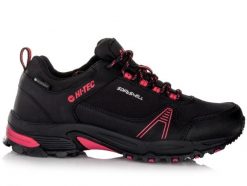 Buty damskie trekkingowe HI-TEC HAPITER LOW WP. Czarne trekkingi damskie Hi-tec, przed kostkę, trekkingowe. Za 198.00 zł.