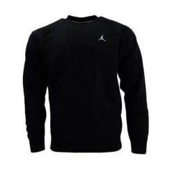 Bluza sportowa męska Nike Air Jordan. Czarne bluzy męskie Nike, m, bez wzorów, z bawełny, bez kaptura. Za 399.99 zł.