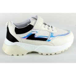Sneakersy w kolorze czarno-kremowym. Trampki i tenisówki dziewczęce marki Rock & Joy. W wyprzedaży za 85.95 zł.