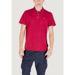Polo z krótkim rękawem Mężczyzna NAPAPIJRI EALIS SS SUM. Czerwone koszulki polo męskie Napapijri, m, bez wzorów, z bawełny, bez ramiączek. Za 296.75 zł.