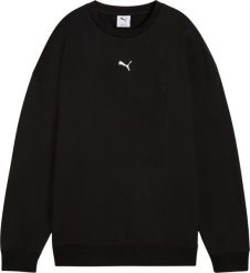 Puma Bluza damska Puma ESS Oversized Crew TR czarna 685401 01 L. Czarne bluzy damskie Puma, l, bez wzorów, bez kaptura. Za 171.70 zł.