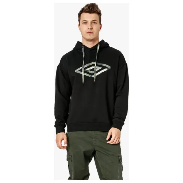 Umbro Bluza Opal , czarny, rozmiar XXL. Czarne bluzy męskie Umbro, m, bez wzorów, z materiału, bez kaptura. W wyprzedaży za 59.99 zł.