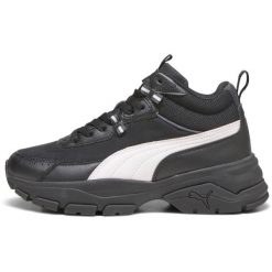 Buty Puma Cassia Via Mid, Kobiety. Czarne obuwie sportowe damskie Puma, bez wzorów, ze skóry, trekkingowe. Za 390.00 zł.