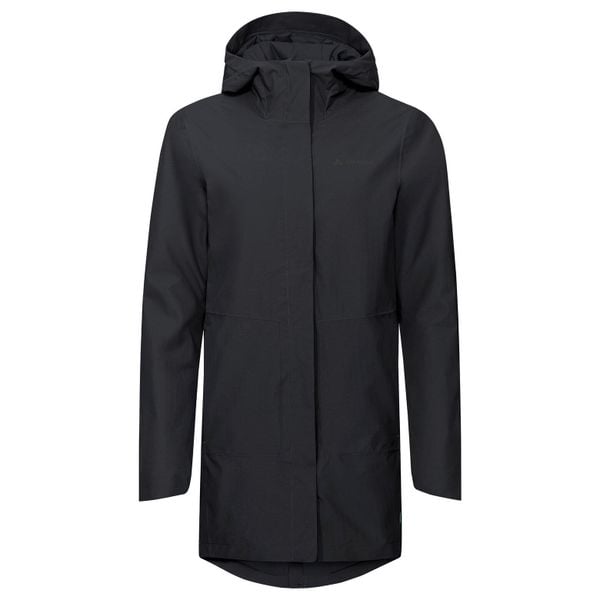 Wodoodporna parka dla kobiet VAUDE Cyclist II. Czarne parki damskie Vaude, na zimę, s, bez wzorów, z materiału, biznesowe, bez kaptura. Za 957.05 zł.