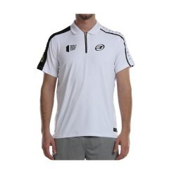 Koszulka Polo z krótkim rękawem Męska Bullpadel Liceo Biały. Białe koszulki sportowe męskie bullpadel, m, bez wzorów, bez kołnierzyka, bez ramiączek. W wyprzedaży za 186.20 zł.