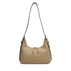 Torebka DKNY. Brązowe torebki do ręki damskie DKNY, bez wzorów, klasyczne, bez dodatków. Za 659.99 zł.