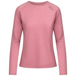 Damska koszulka z długim rękawem DLX Katherine. Czerwone t-shirty damskie DLX, xs, bez wzorów, klasyczne, bez kołnierzyka. Za 150.15 zł.