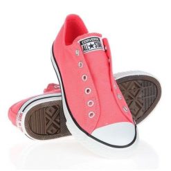 Trampki Converse Chuck Taylor Carniva Jr 642908F różowe. Czerwone trampki i tenisówki dziewczęce bez wzorów, z materiału, bez zapięcia. Za 345.55 zł.