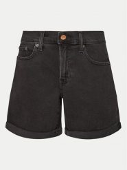 Gap Szorty jeansowe 570596-03 Czarny Regular Fit. Czarne szorty damskie GAP, bez wzorów, z bawełny. Za 239.99 zł.