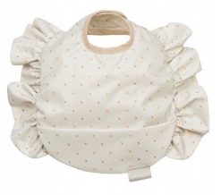 PIAPIMO-ŚLINIAK Z FALBANĄ FORESTA BEIGE. Brązowe śliniaki dla dzieci Carriwell, bez wzorów. Za 62.03 zł.