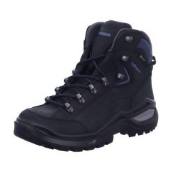 Buty trekkingowe damskie Lowa Renegade Evo Mid Gtx. Czarne trekkingi damskie Lowa, za kostkę. Za 978.70 zł.