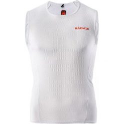 Koszulka sportowa męska Radvik Swette. Białe koszulki sportowe męskie RADVIK, m, bez wzorów, bez kołnierzyka, bez ramiączek. Za 93.00 zł.