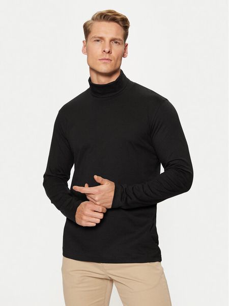 Jack & Jones Golf Blabushwick 12261397 Czarny Regular Fit. Czarne bluzki z długim rękawem męskie Jack & Jones, m, bez wzorów, z bawełny, bez kołnierzyka. Za 99.99 zł.