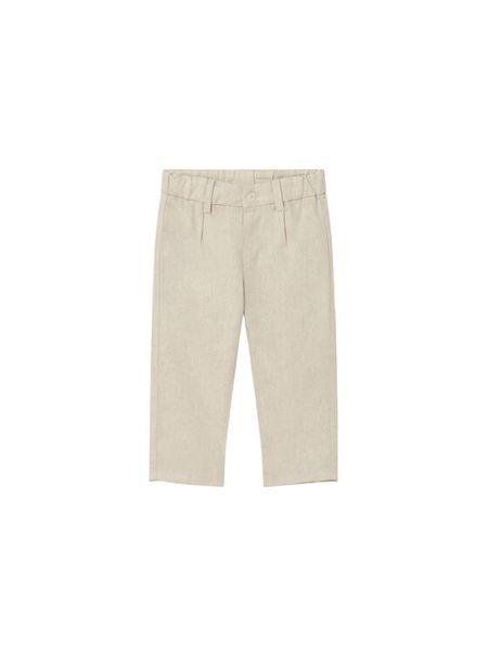Mayoral Spodnie materiałowe 1517 Beżowy Regular Fit. Brązowe spodnie materiałowe dla chłopców Mayoral, bez wzorów, z bawełny. Za 122.99 zł.