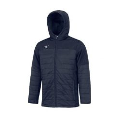 Kurtka Mizuno Sapporo Hybrid. Niebieskie kurtki męskie Mizuno, na zimę, m, bez wzorów, z materiału, eleganckie, z kapturem. Za 321.30 zł.