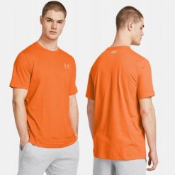 T-Shirt Koszulka Męska Under Armour. Brązowe koszulki sportowe męskie Under Armour, m, bez wzorów, sportowe, bez kołnierzyka. Za 119.99 zł.