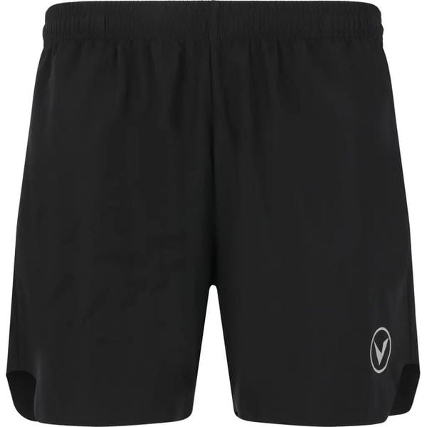 Szorty Virtus Spier V2. Czarne krótkie spodenki sportowe męskie VIRTUS, m, bez wzorów, z materiału, do biegania. Za 156.50 zł.