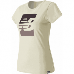 New Balance WT63520AGA. Szare t-shirty damskie New Balance, s, bez wzorów, z bawełny, klasyczne, bez kołnierzyka. W wyprzedaży za 39.99 zł.