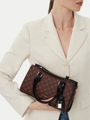 Nine West Torebka EO-GOLDEN POISE-KY397 Brązowy. Brązowe torebki do ręki damskie Nine West, bez wzorów, ze skóry, bez dodatków. Za 299.99 zł.