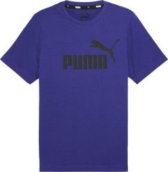 Koszulka sportowa męska Puma Essential Logo. Czarne koszulki sportowe męskie Puma, m, bez wzorów, z bawełny, bez kołnierzyka, bez ramiączek. Za 79.00 zł.