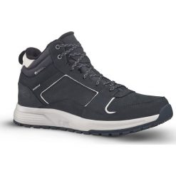 Buty turystyczne męskie Quechua SH500 Mid skóra wodoodporne. Czerwone trekkingi męskie QUECHUA, na zimę, trekkingowe. W wyprzedaży za 199.99 zł.