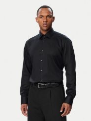 BOSS Koszula Joe 50555711 Czarny Regular Fit. Czarne koszule męskie Boss, m, bez wzorów, z bawełny, biznesowe, bez kołnierzyka, bez ramiączek. Za 499.99 zł.