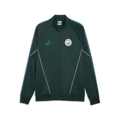 Męska kurtka Manchester City KING Anthem PUMA. Niebieskie kurtki sportowe męskie Puma, m, bez wzorów, do piłki nożnej. Za 389.00 zł.