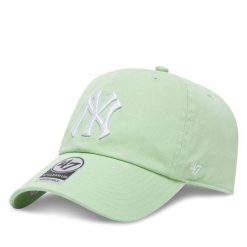 Czapka z daszkiem 47 Brand. Zielone czapki i kapelusze męskie 47 Brand, bez wzorów. Za 69.99 zł.