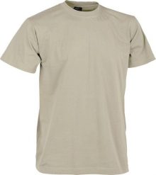 Helikon-Tex t-shirt Helikon cotton khaki M. Brązowe t-shirty męskie HELIKON-TEX, m, bez wzorów, bez kołnierzyka. Za 67.98 zł.