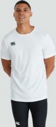 Koszulka Canterbury Club Dry. Białe koszulki sportowe męskie CANTERBURY, xl, bez wzorów, z materiału, bez kołnierzyka, bez ramiączek. Za 192.00 zł.