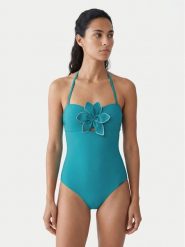 Ysabel Mora Strój kąpielowy 83474 Turkusowy. Niebieskie kostiumy jednoczęściowe damskie ysabel mora, l, bez wzorów, z syntetyku. Za 409.99 zł.