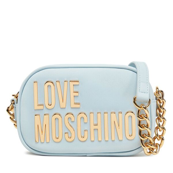 Torebka LOVE MOSCHINO. Niebieskie listonoszki damskie Love Moschino, bez wzorów, bez dodatków. Za 439.99 zł.
